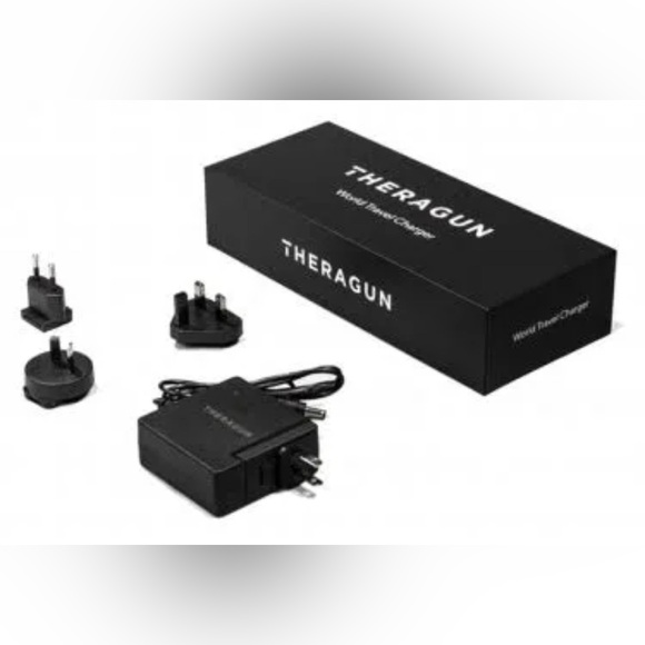 NEW [Theragun] Theragun World Travel Charger Set of 4 AC Plugs, Sealed Box - Picture 2 of 12